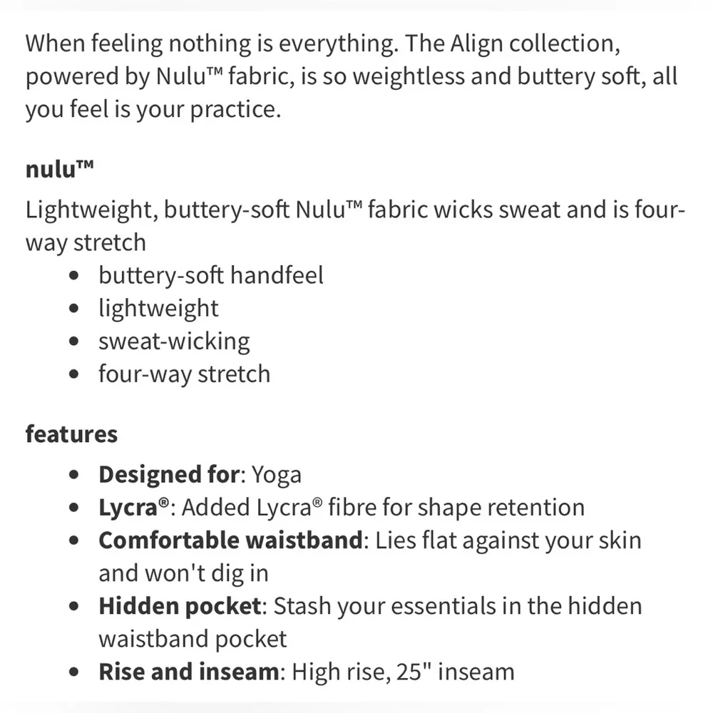 lululemon athletica High-Rise Mauve Leggings - Picture 8 of 10